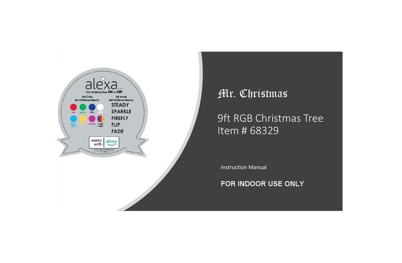 Mr. Christmas Alexa 68329 User manual