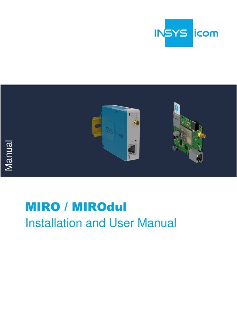 insys icom MIRO User manual