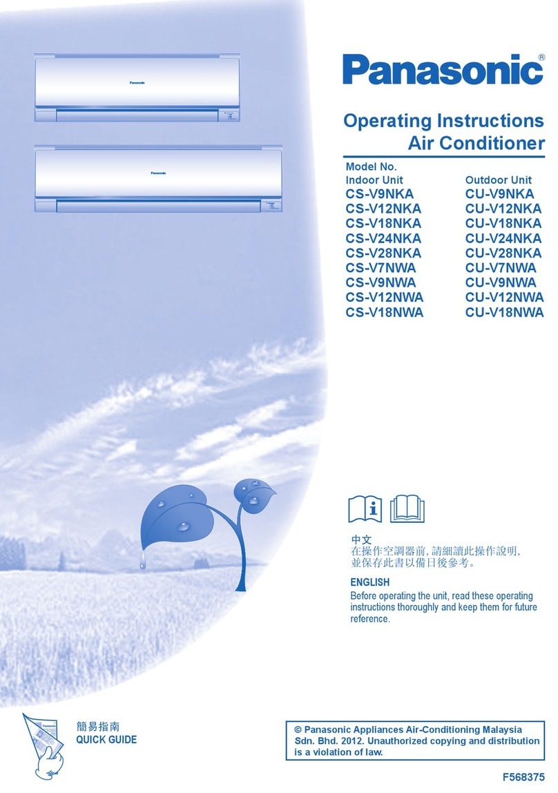 Panasonic CS-V9NKA User manual Panasonic CS-V9NKA User manual