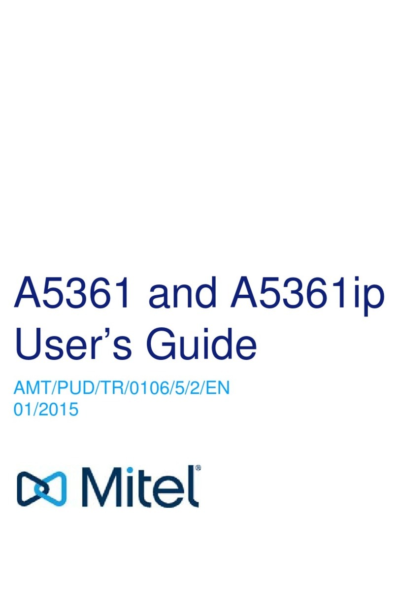 Mitel A5361 User manual