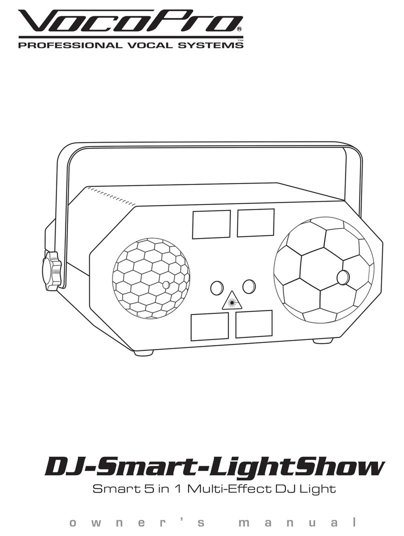 VocoPro DJ-Smart-LightShow owner's manual