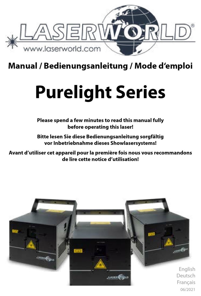 Laserworld Purelight Series User manual