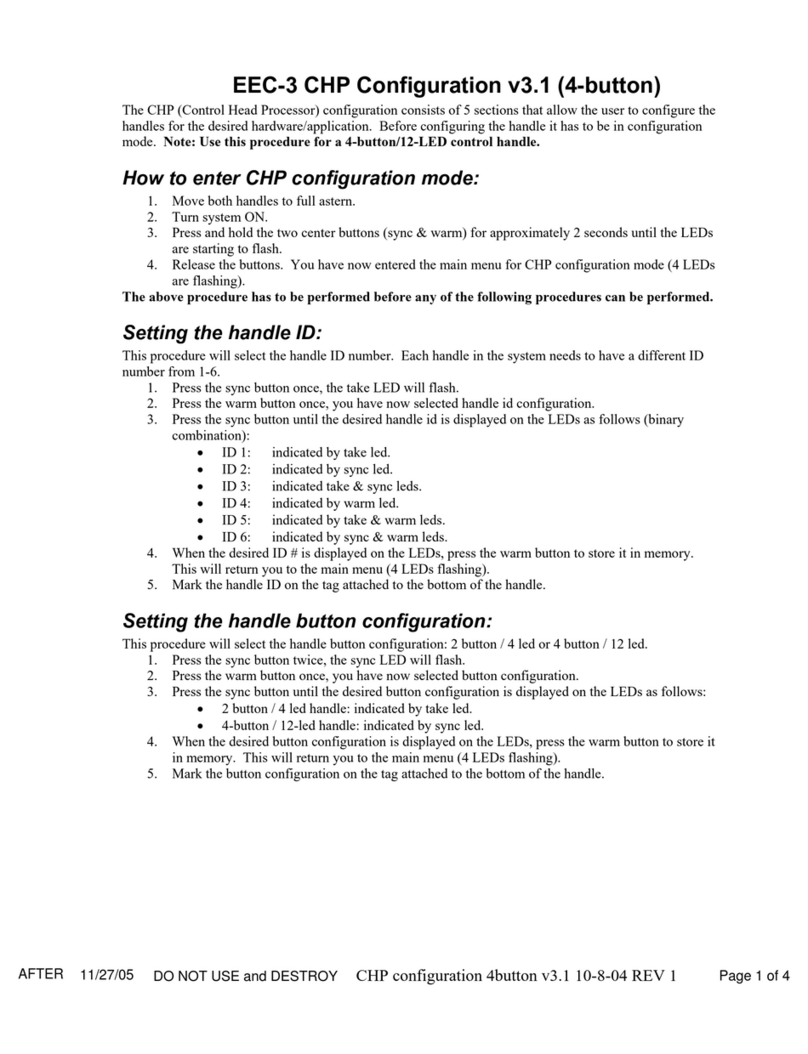 Glendinning EEC-3 Configuration guide