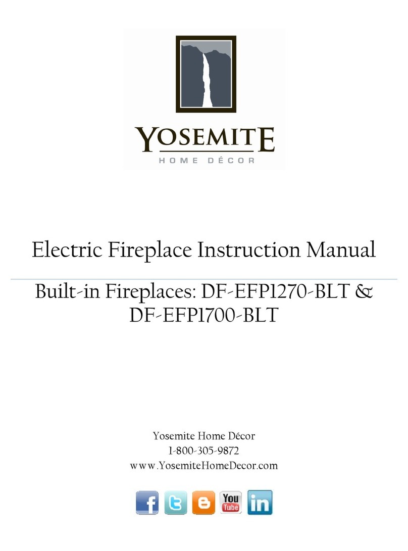 Yosemite Home Decor DF-EFP1270-BLT instruction manual