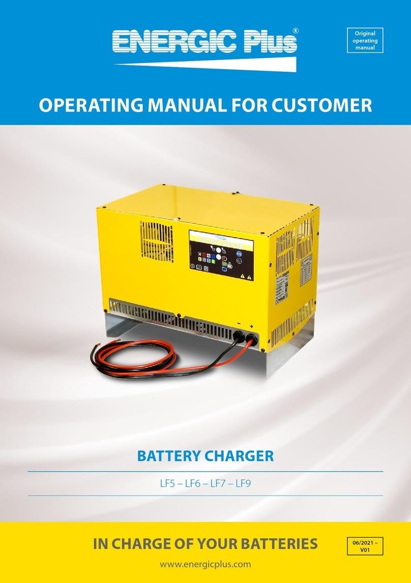 Energic Plus LF5 OPERATING MANUAL FOR CUSTOMER