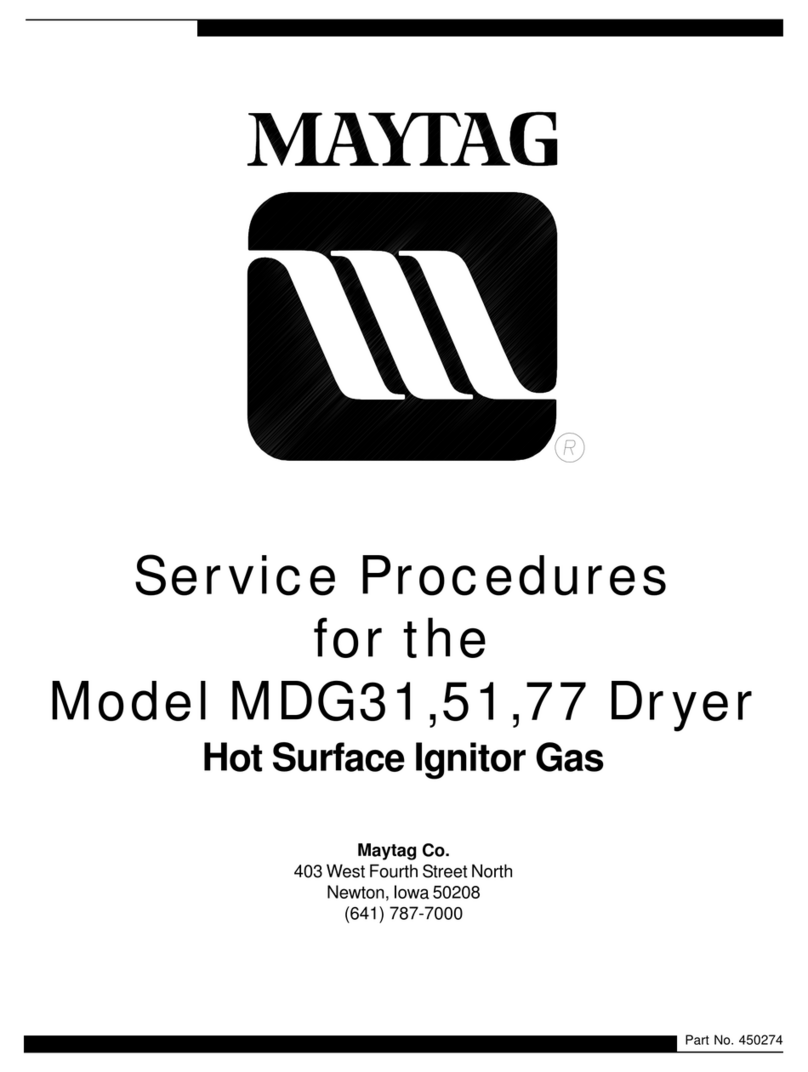 Maytag MDG31 Manual