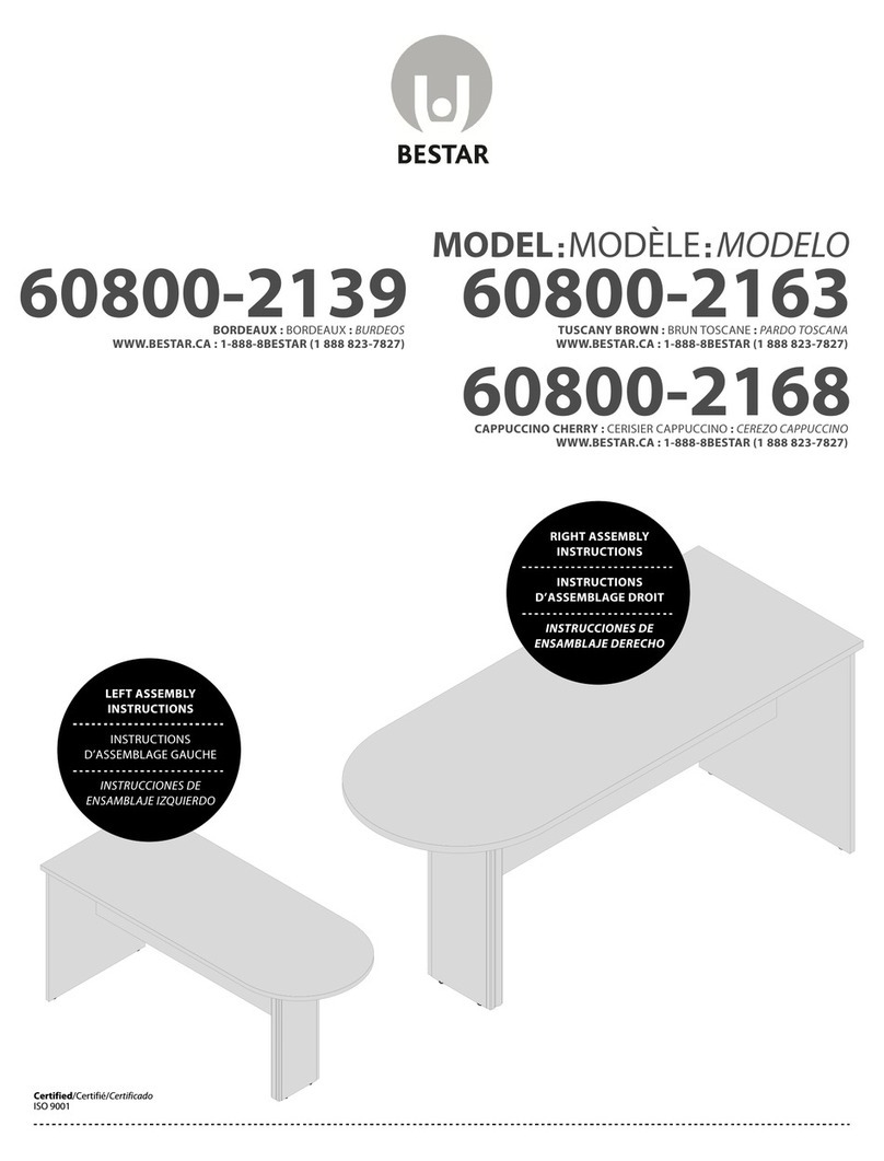 Bestar 60800-2139 Assembly instructions