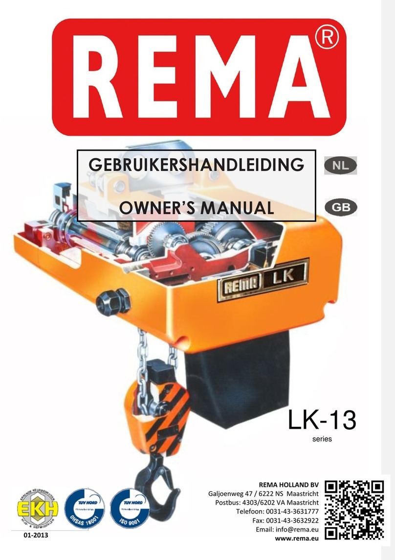REMA LK-13 Series owner's manual