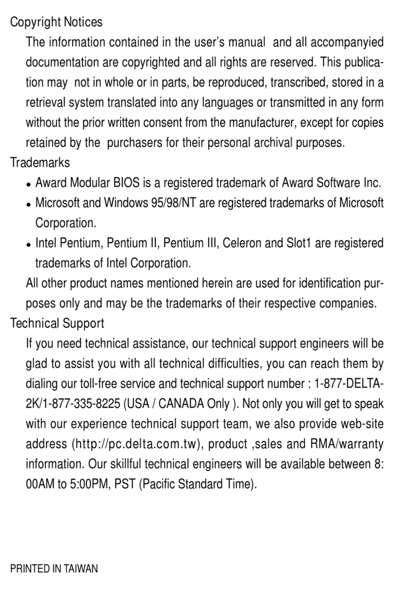 Delta Electronics M694X-MX Series manual