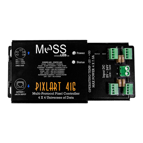 Moss LED PixlArt 416 user manual