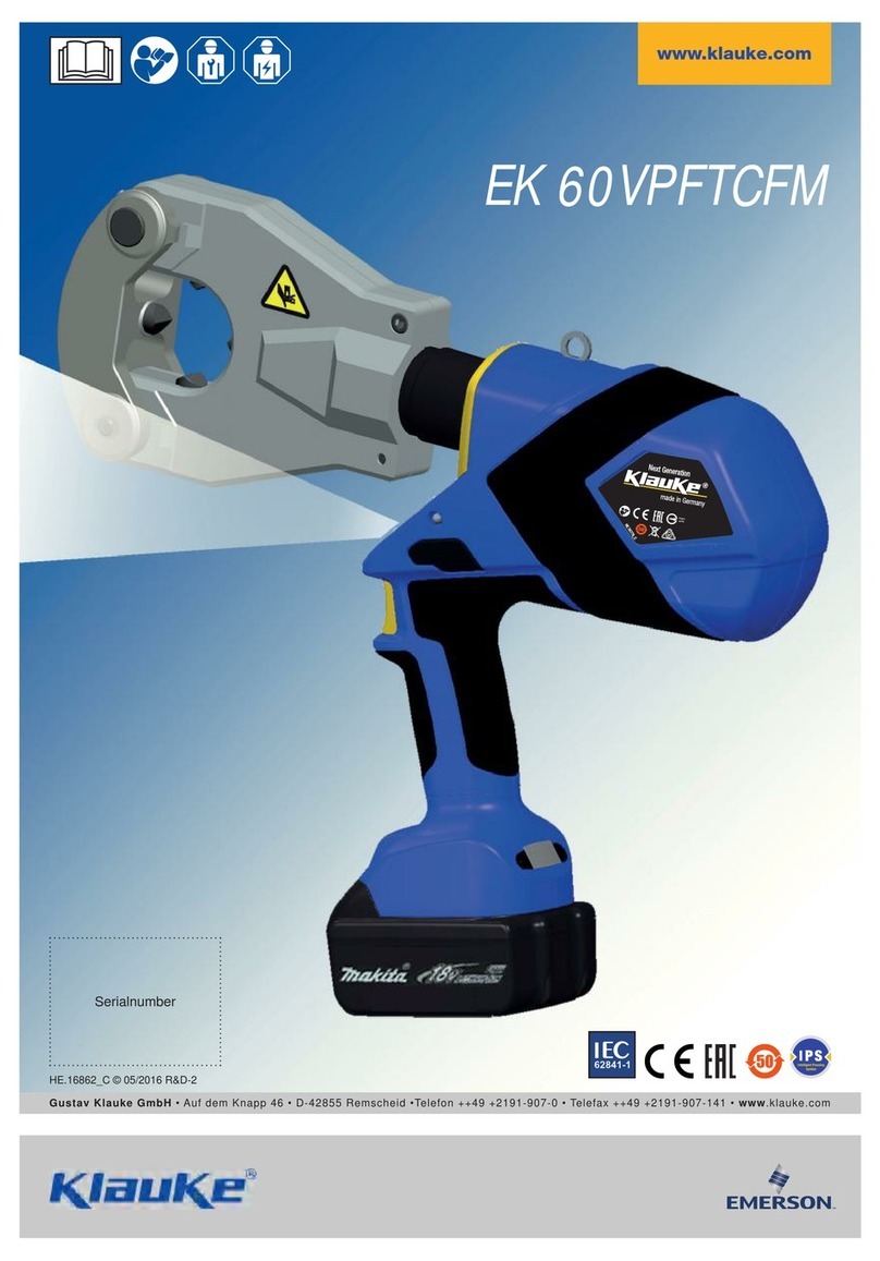 Emerson Klauke EK 60VPFTCFM User manual