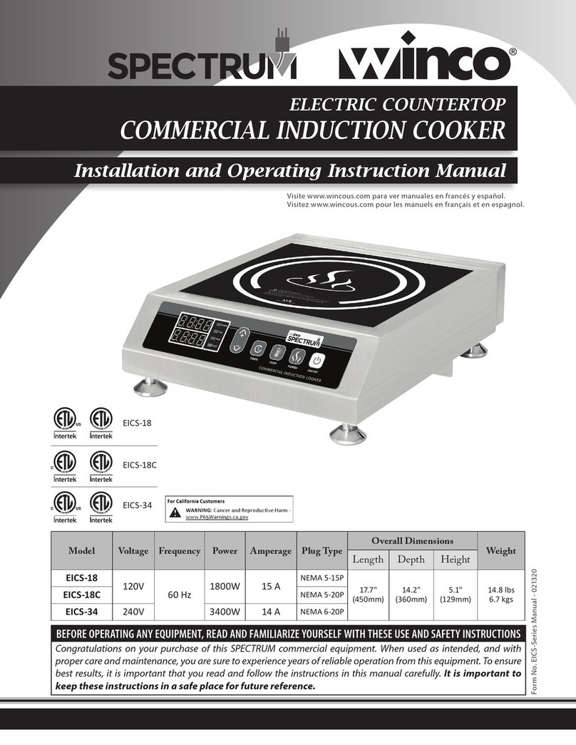 Spectrum Winco EICS-18 Installation and operating instruction manual Spectrum Winco EICS-18 Installation and operating instruction manual