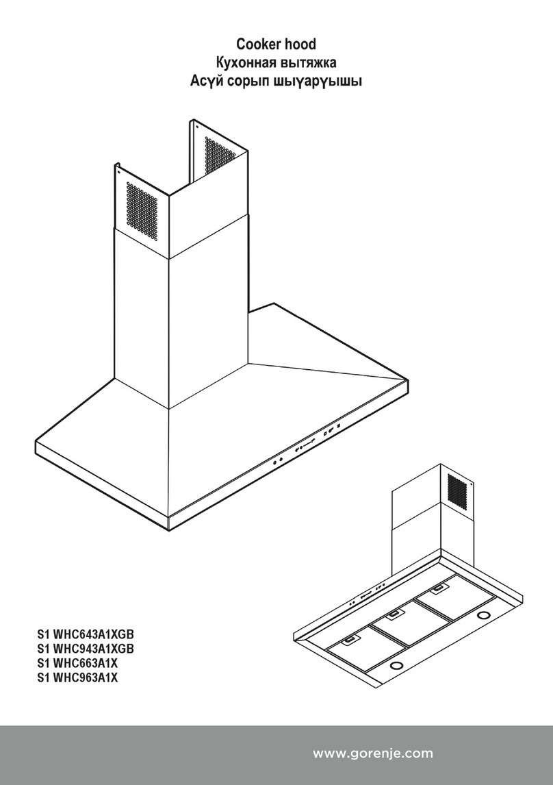 Gorenje S1 WHC643A1XGB User manual