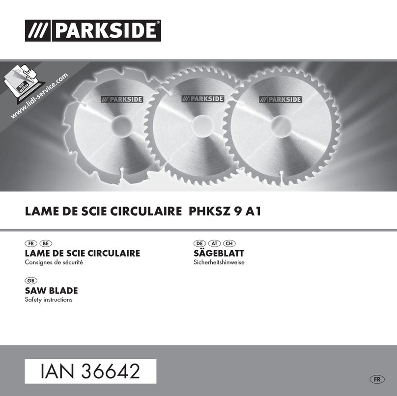 Parkside PHKSZ 9 A1 Installation instructions