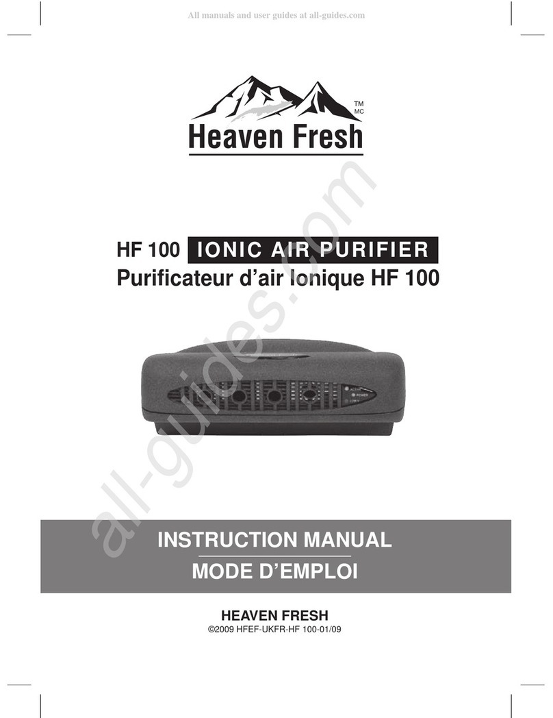 Heaven Fresh HF 100 instruction manual