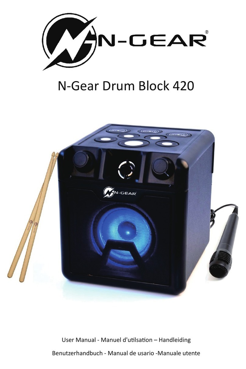 N-Gear Drum Block 420 user manual