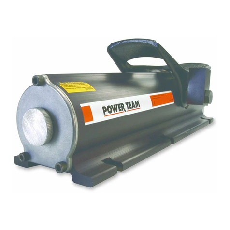 SPX POWER TEAM PA9 Series operating instructions