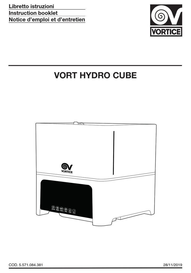 Vortice VORT HYDRO CUBE Instruction booklet