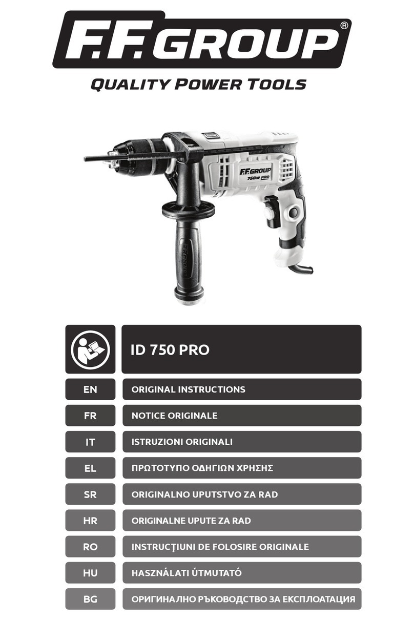 F.F. Group ID 750 PRO Original instructions