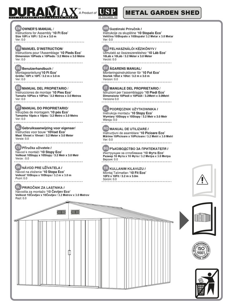 USP DURAMAX 10 Ft WoodSide owner's manual