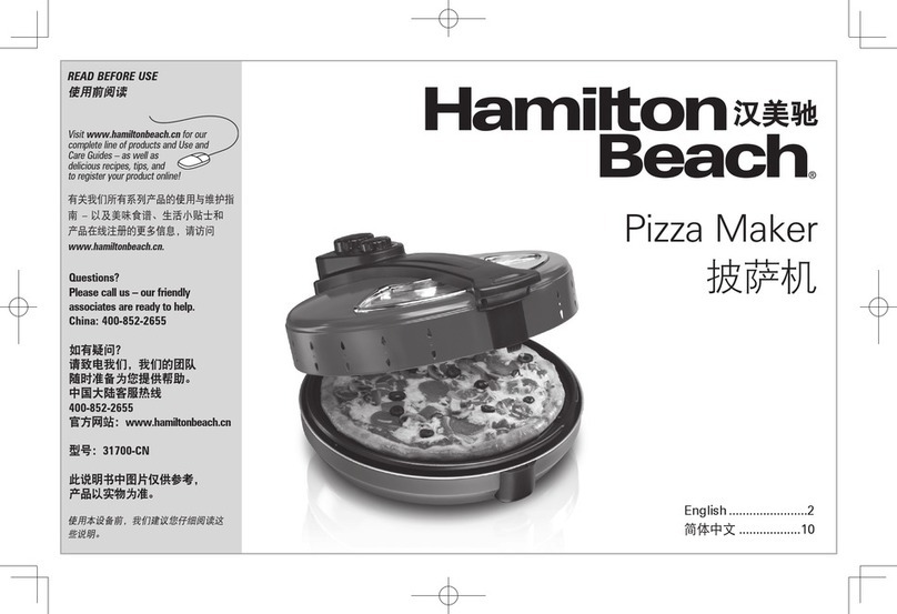 Hamilton Beach 31700-CN manual