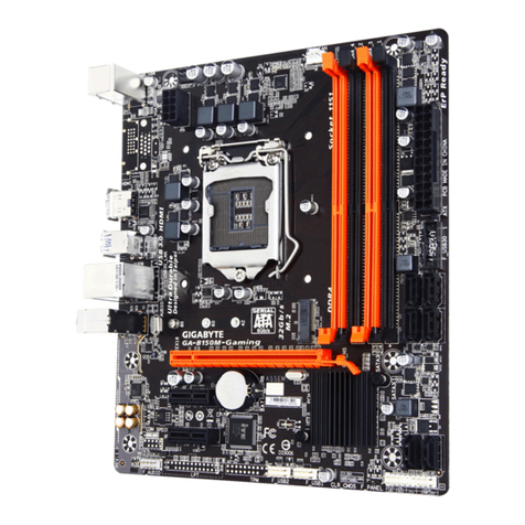 Gigabyte GA-B150M-Gaming User manual