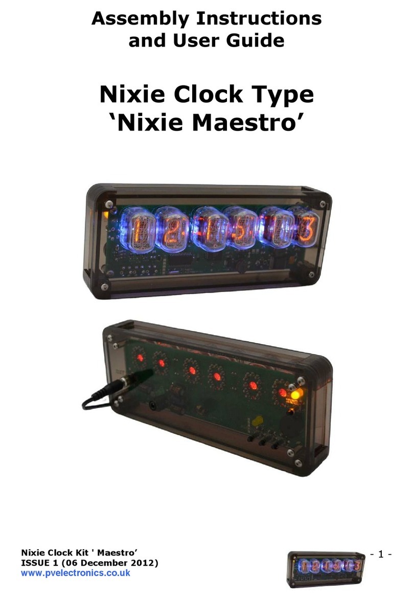 Pvelectronics Nixie Maestro Configuration guide
