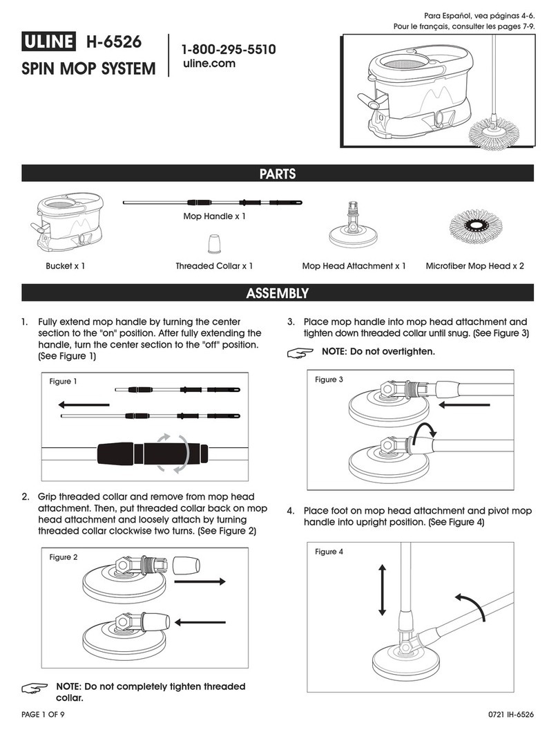 U-Line Cyclomop H-6526 manual