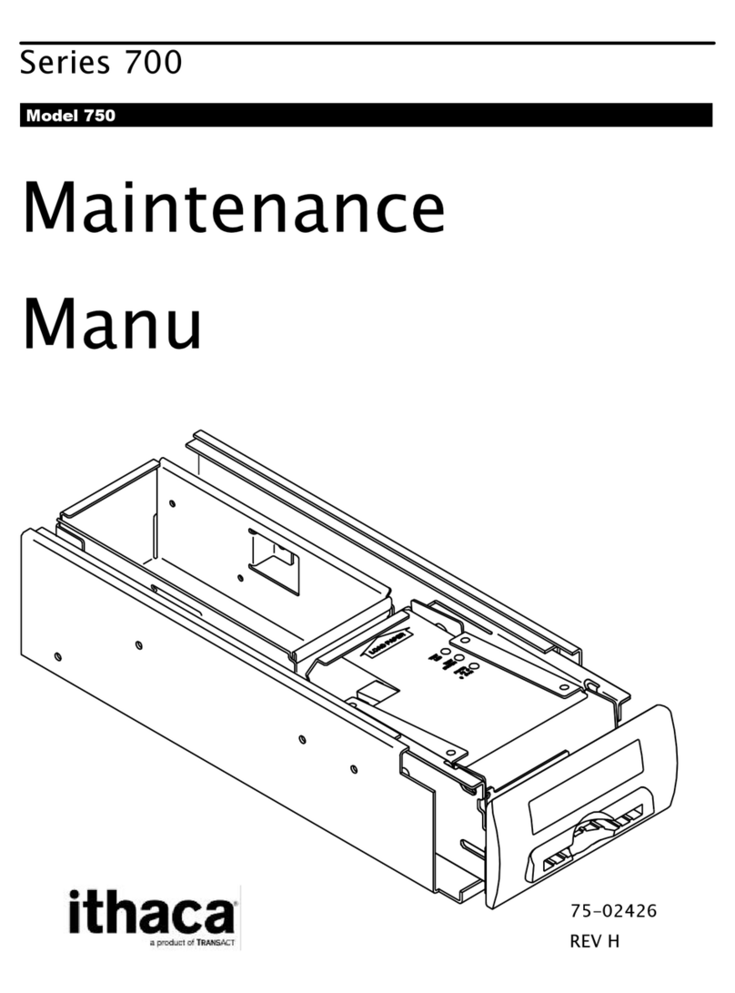 TransAct ithaca 700 Series User manual