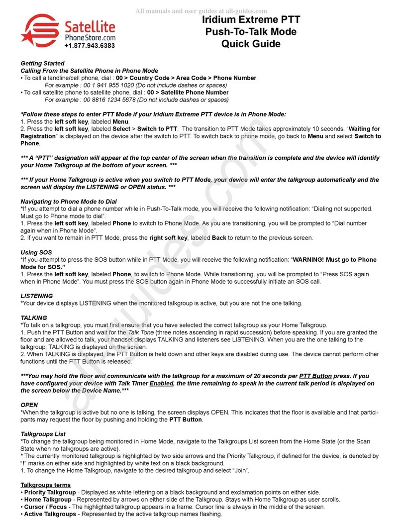 Iridium Extreme Q2 Plus User manual