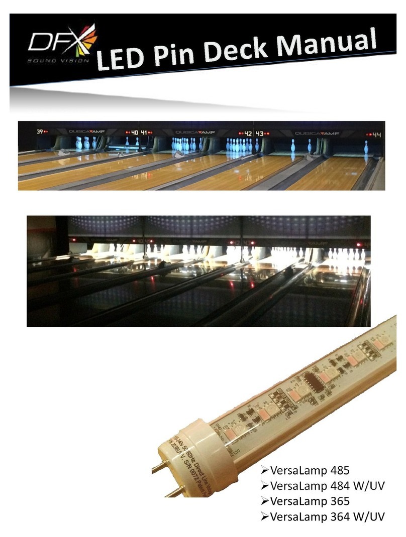 DFX SOUND VersaLamp 485 User manual