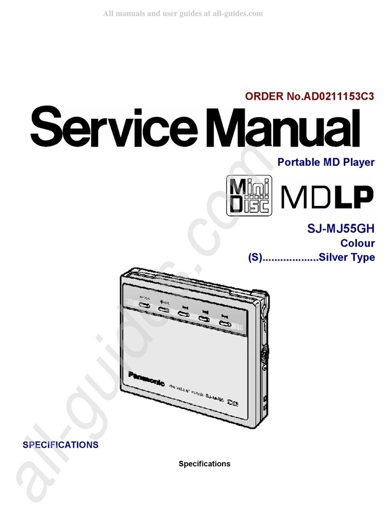 Panasonic SJ-MJ55GH Service manual