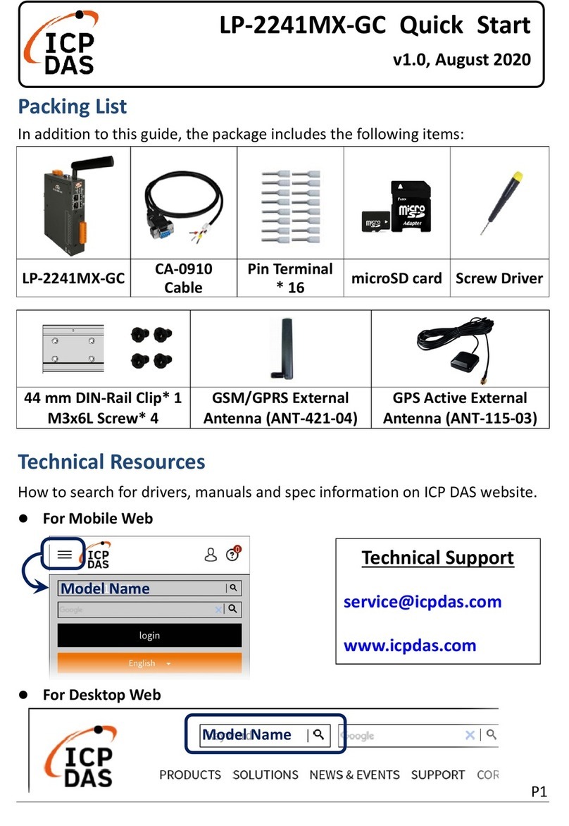 ICP DAS USA LP-2241MX-GC quick start