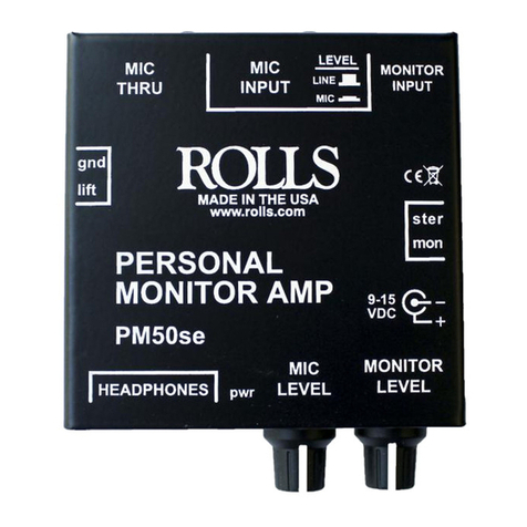 Rolls PM50SE User manual
