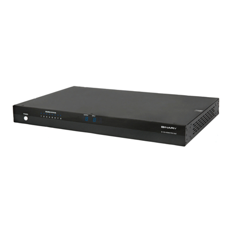 Binary B-120-HDMATRIX-4x4 Configuration utility manual