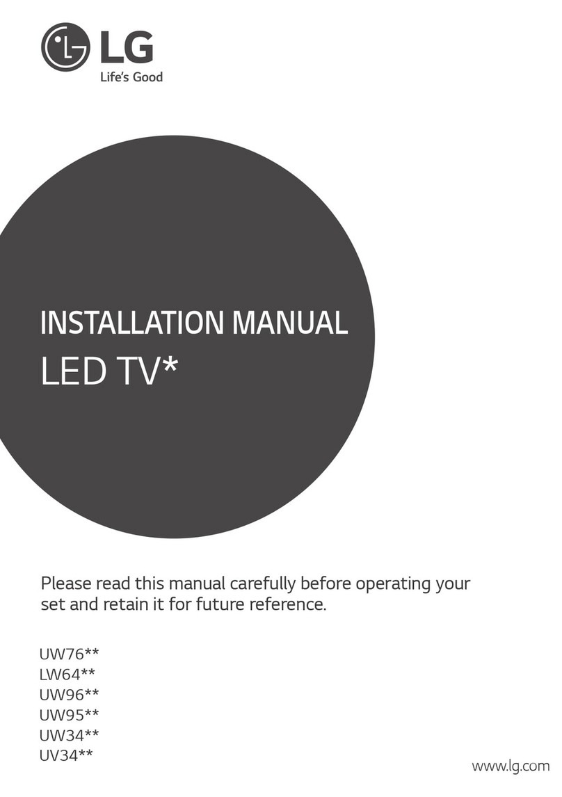 LG UW76 Series User manual