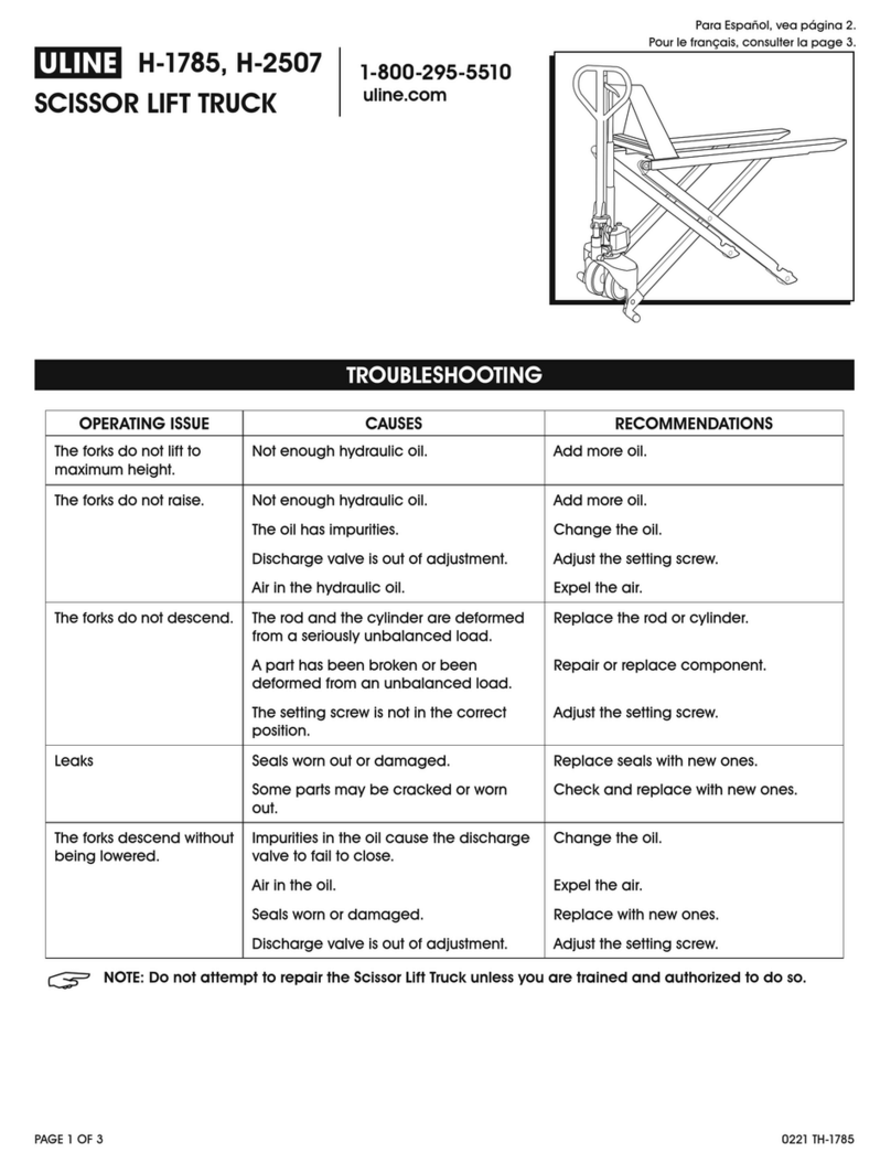 U-Line H-1785 User manual