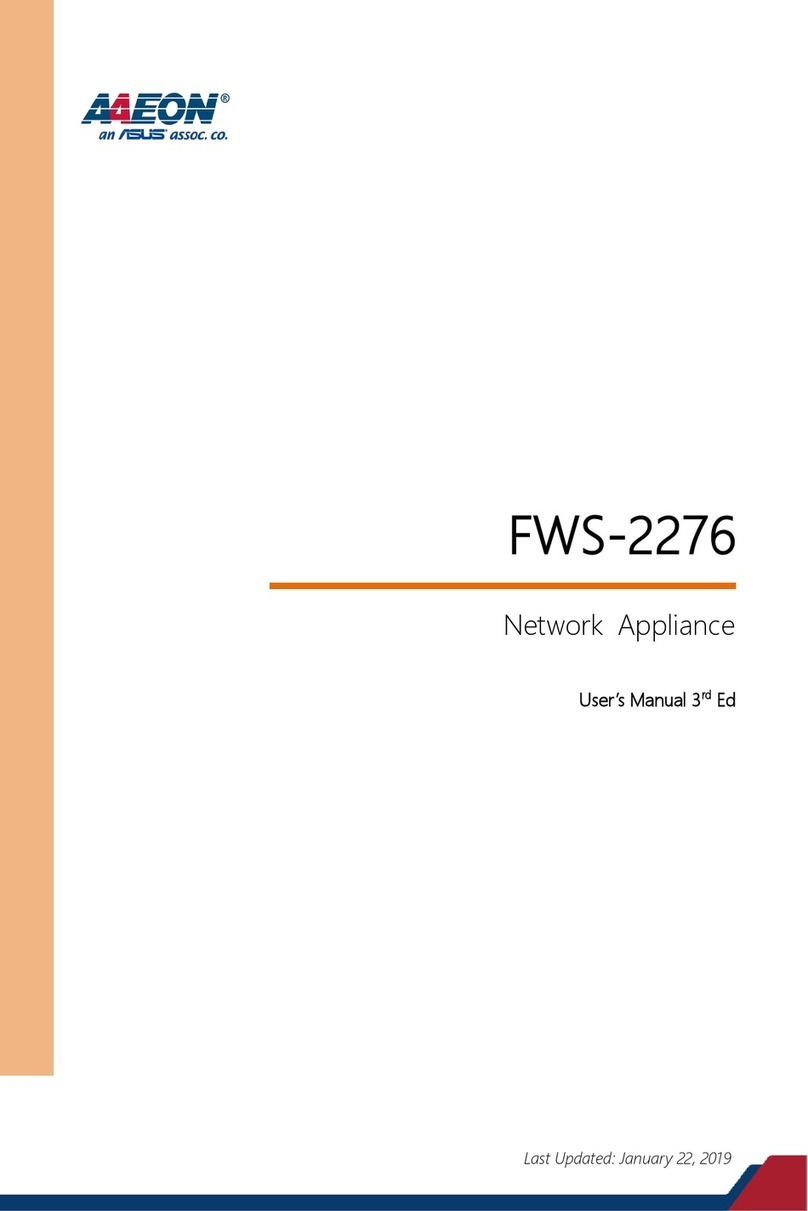 Asus AAEON FWS-2276 user manual Asus AAEON FWS-2276 user manual
