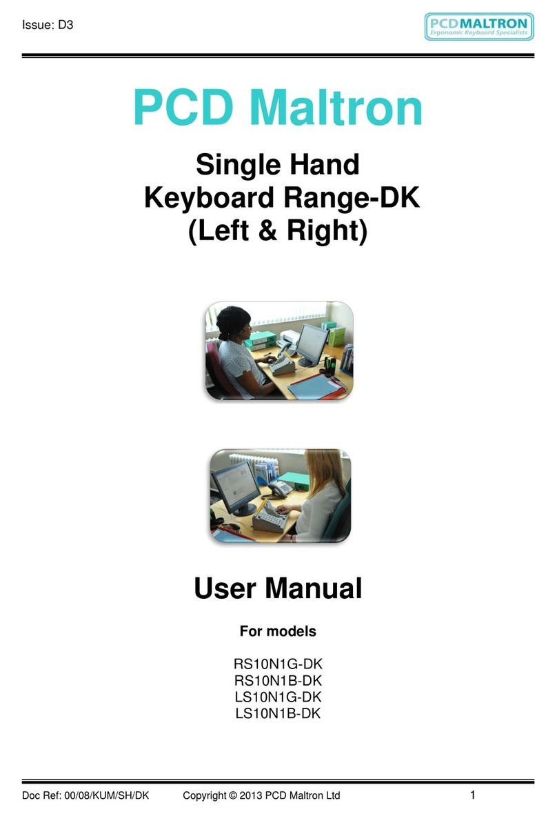 PCD Maltron RS10N1G-DK User manual