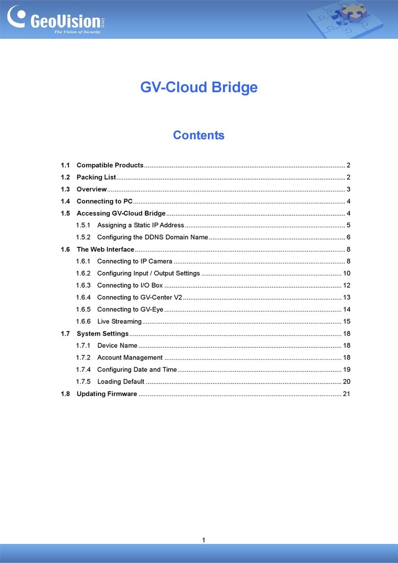 GeoVision GV-Cloud Bridge installation guide