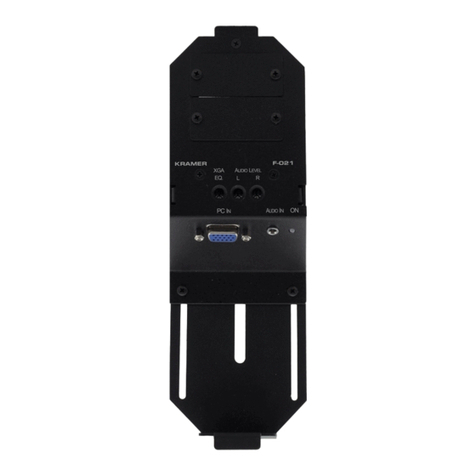 Kramer F-021 User manual