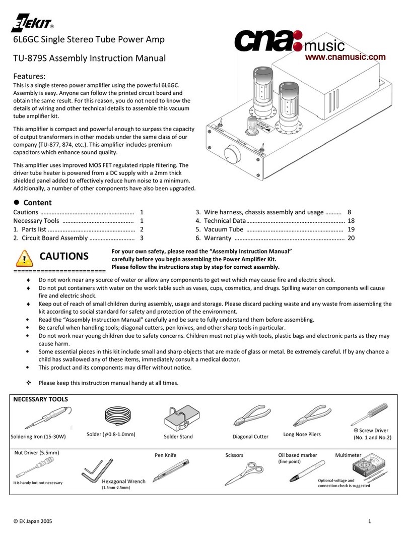 Elekit 6L6GC Installation guide