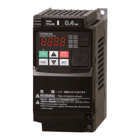 Hitachi WJ200-007MF User manual