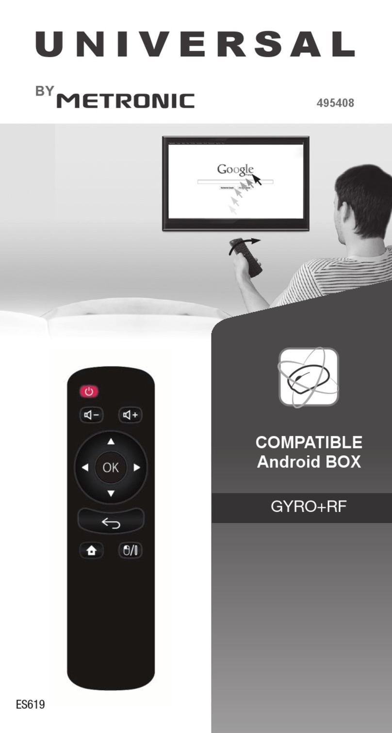 Metronic UNIVERSAL GYRO Plus RF User manual