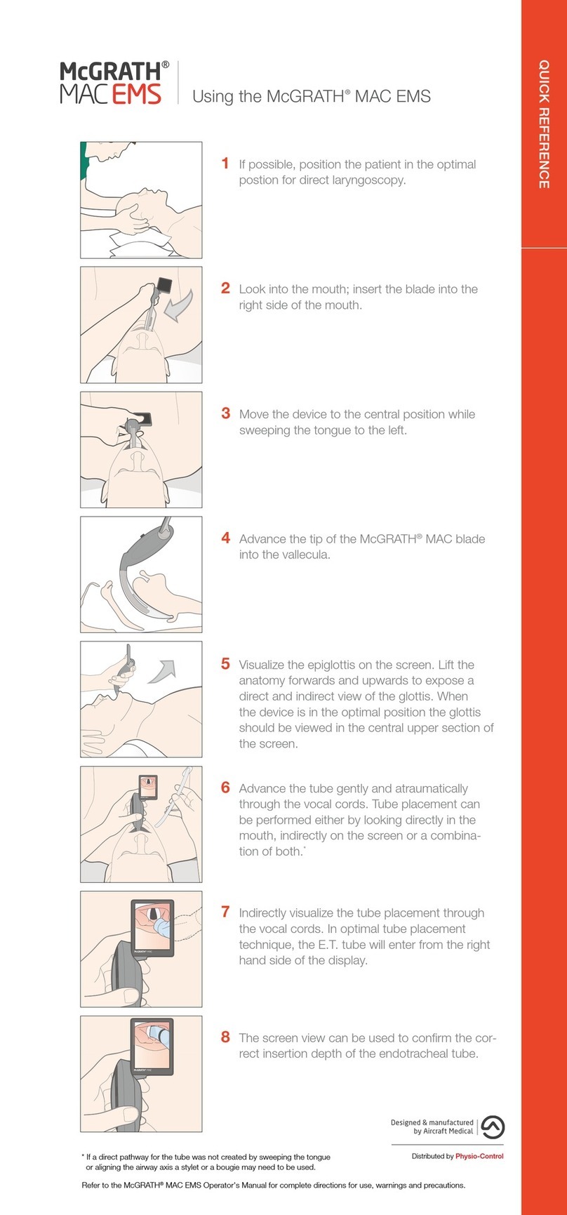 McGrath MAC EMS quick reference