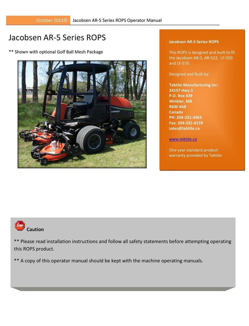 Jacobsen AR-5 User manual