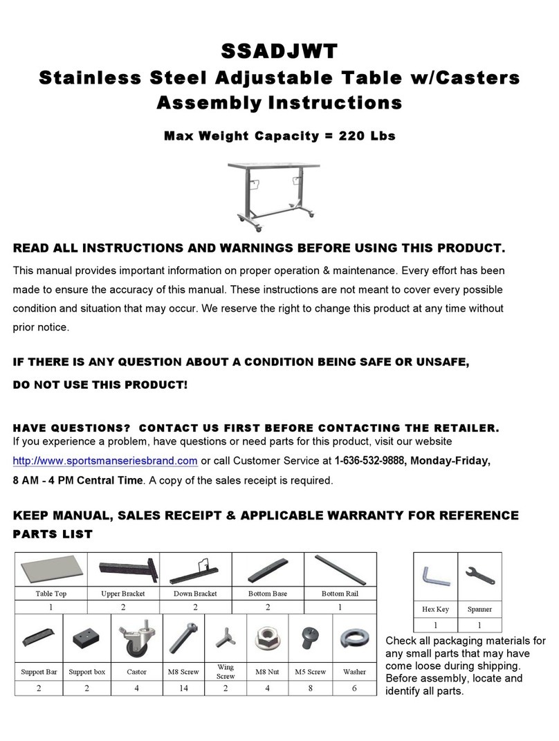 Sportsman SSADJWT User manual