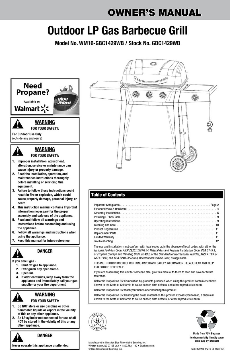 BlueRhino GBC1429WB User manual