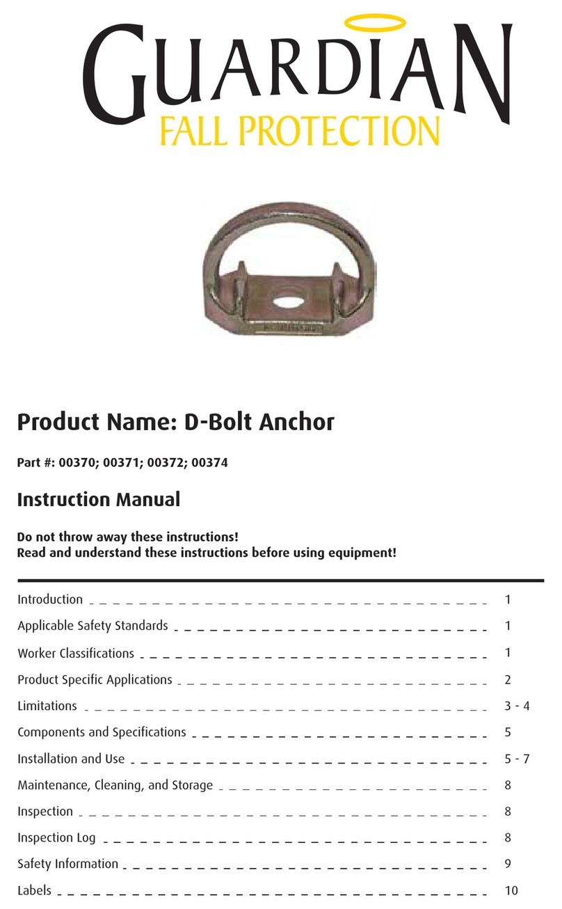 Guardian Fall Protection 00370 instruction manual