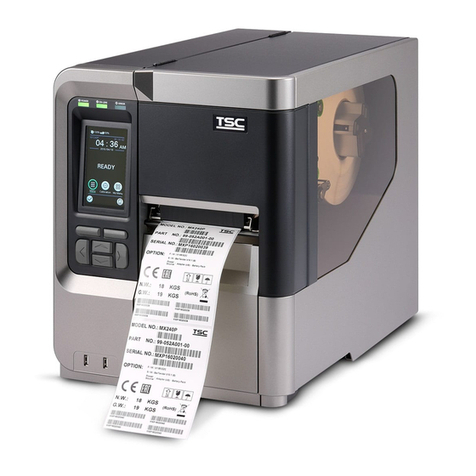TSC MX340P Series User manual TSC MX340P Series User manual
